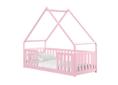 BEE 80x180 pink children's house bed Lano Furniture