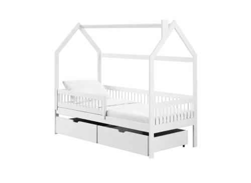 OSKAR 80x200 white children's house bed Lano Furniture