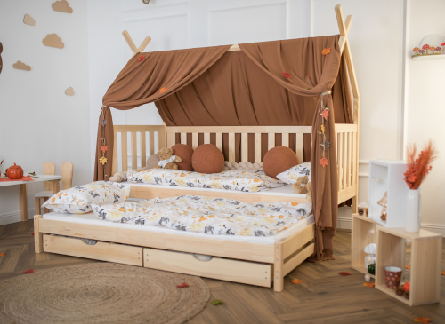 TYTUS 80x180 pine tipi bunk bed Lano Furniture