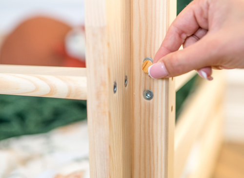 PLAY 80x180 pine bunk bed with a slide Lano Furniture