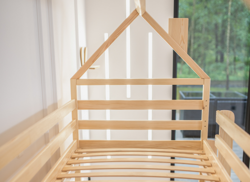 PLAY 90x190 pine bunk bed with a slide Lano Furniture