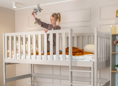 LAURA 90x190 cashmere loft bed Lano Furniture