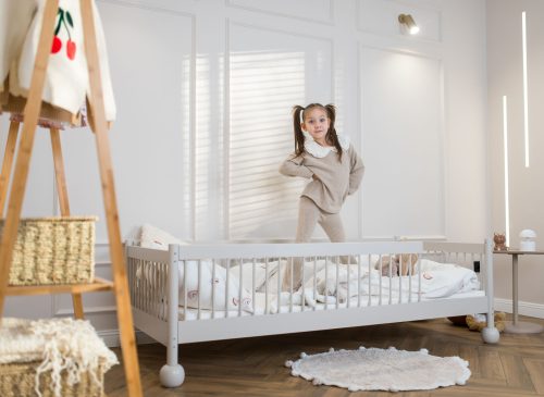 STAR 90x200 cashmere children's single Montessori bed Lano Furniture