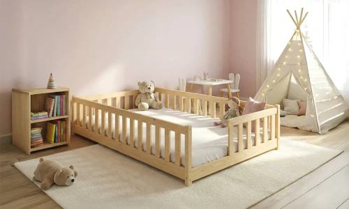 IVY 120x200 pine single children's bed Lano Furniture
