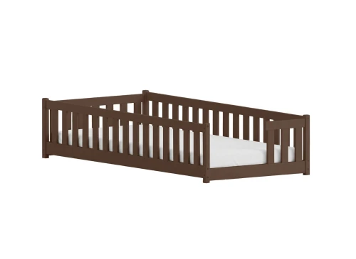 ZOYA 80x190 dark chocolate single children's bed Lano Furniture