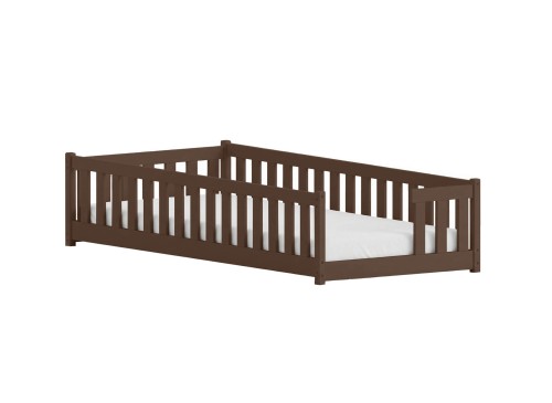ZOYA 90X180 dark chocolate single children's bed Lano Furniture
