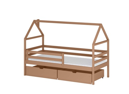 ARON 80x180 cinnamon single children's bed Lano Furniture