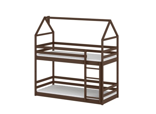 AXEL 80x180 dark chocolate bunk bed house Lano Furniture