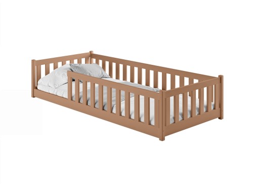 BELLA 80x180 cinnamon Montessori floor bed for children Lano Furniture