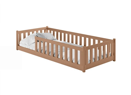 BELLA 90x190 cinnamon Montessori floor bed for children Lano Furniture