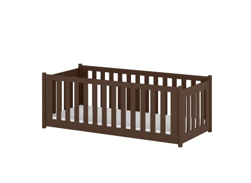 CONCEPT 90x180 dark chocolate Montessori floor bed children's playpen Lano Furniture