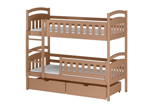 IGNAŚ 90x200 cinnamon bunk bed Lano Furniture