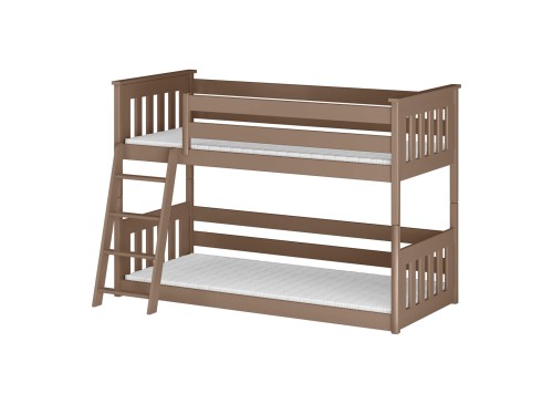 KEVIN 80x200 milk chocolate bunk bed Lano Furniture