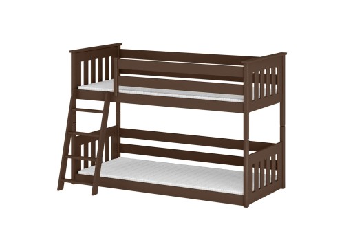 KEVIN 90x190 dark chocolate bunk bed Lano Furniture