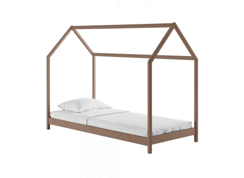 LUCKY 80x180 milk chocolate single children's bed Lano Furniture
