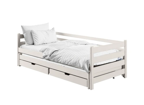 HABI 90x200 Cotton Double Pull-Out Bed Lano Meble