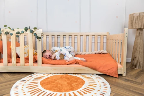 CONCEPT 80x200 pine montessori floor cot bed Lano Furniture