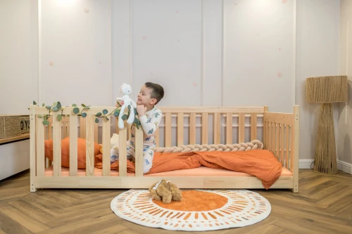 CONCEPT 80x200 pine montessori floor cot bed Lano Furniture