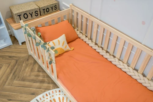 CONCEPT 80x200 pine montessori floor cot bed Lano Furniture
