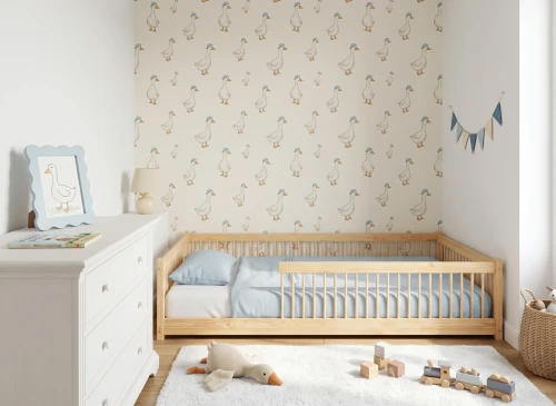 JUNIOR 120x200 pine Montessori floor bed for children Lano Furniture