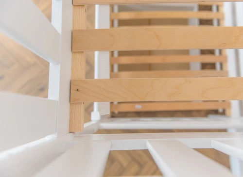 IGNAŚ 80x180 white bunk bed Lano Furniture