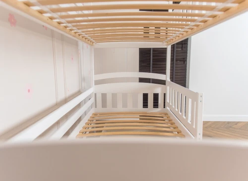 IGNAŚ 80x180 white bunk bed Lano Furniture
