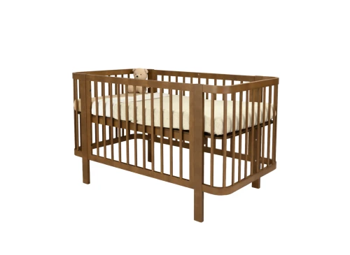 MELISA 70x140 walnut cot bed Lano Furniture