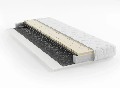 FLOW 80x200 medium firm 13 cm pocket spring with latex mattress Lano Furniture