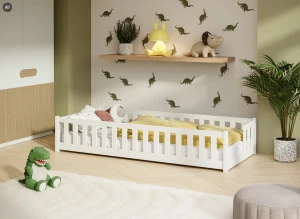 ZOYA 80x200 white single children's bed Lano Furniture