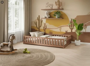 ZOYA 80x200 cinnamon single children's bed Lano Furniture