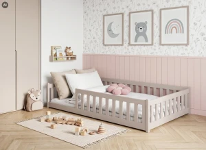 OTIS 120x200 cashmere Montessori floor children's bed Lano Furniture