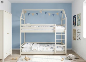 AXEL 80x180 Cotton Bunk Bed House - Lano Furniture