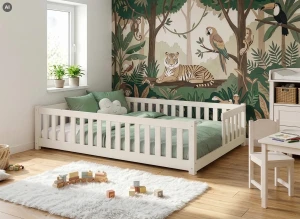 LEVI 140x200 cotton children's bed single Lano Meble
