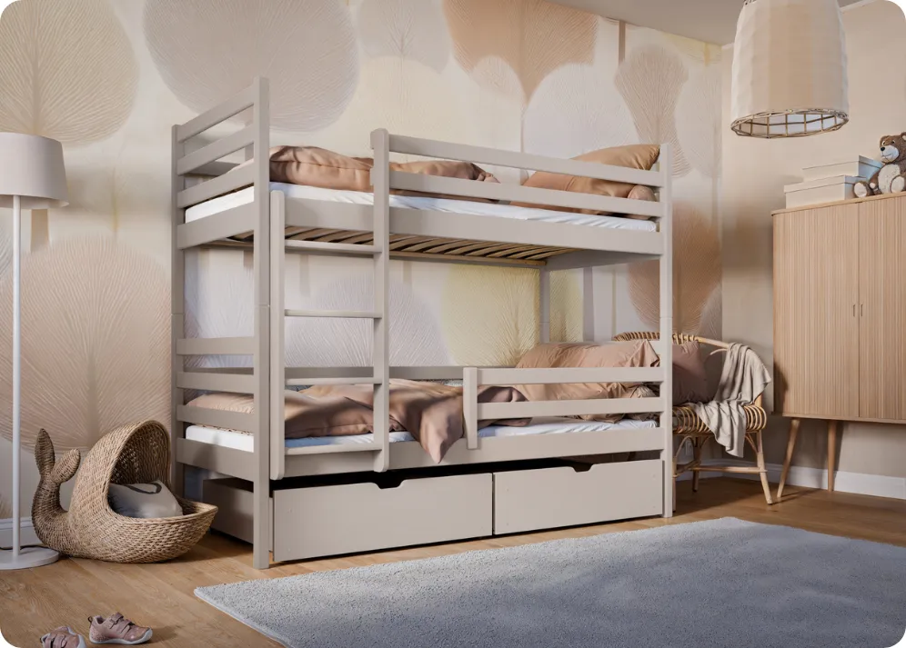 Cashmere bunk bed in a children's room